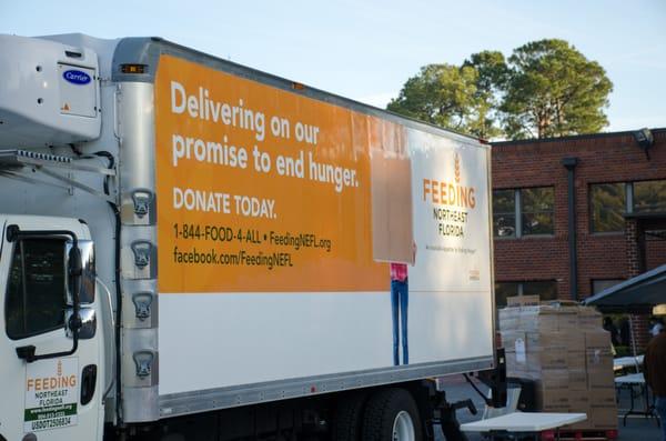 Our Feeding Northeast Florida Mobile Food Pantry