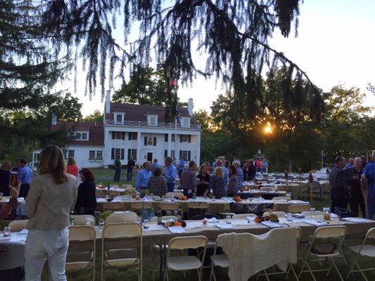 View of the historical dwelling during the Farm To Table event on Sept 24th.