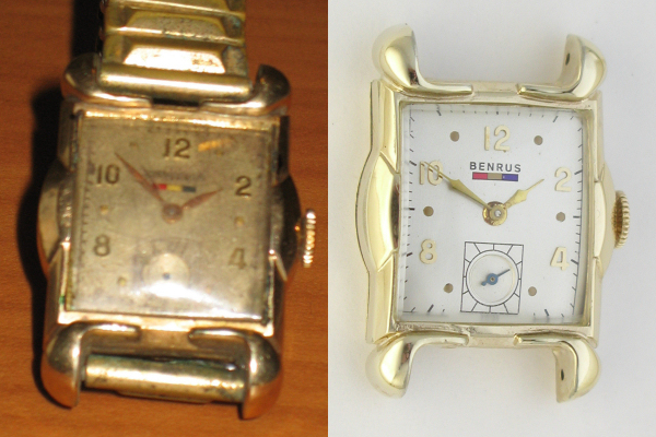 Benrus Watch Restoration - Before and After