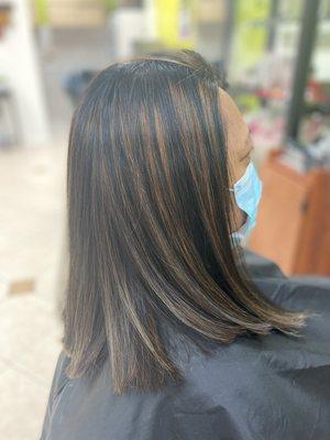 Caramel highlights