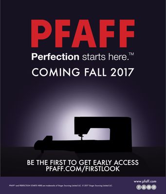 Preorder the most powerful, most precise, and most top-of-the-line sewing machine that the PFAFF® brand has ever introduced TODAY!