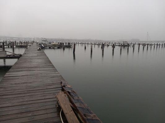 Sunken and dilapidated piers. Unusable and dangerous.  He never repaired this marina after the hurricane  years ago. Or attempted too.