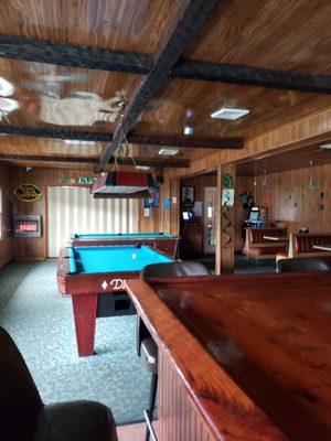 Pool tables and Pa. Gaming machine