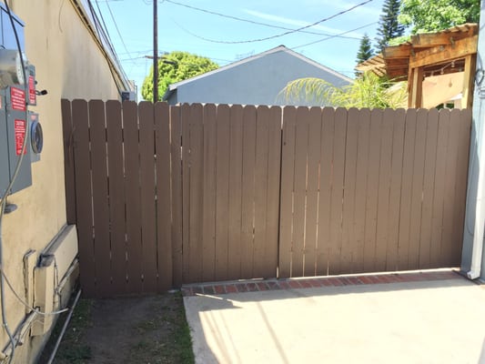 New Fence with Gate