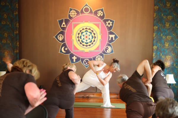 Sri Lakshmi Devi of Supatha Yoga in Parsarita Parsvokanansana