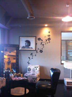 Inside of salon