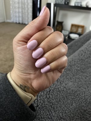 Acrylic fill w/gel polish