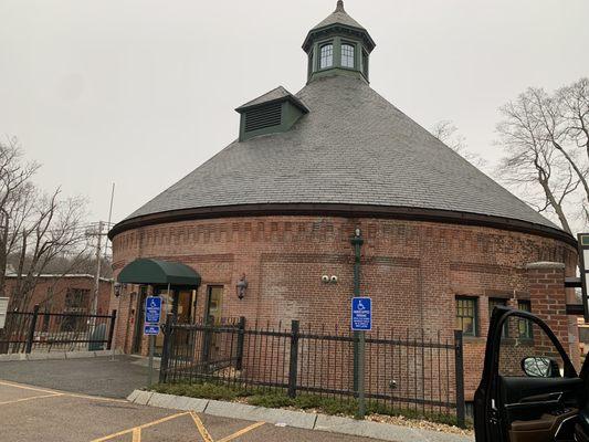 Very unique cylinder shaped historic building