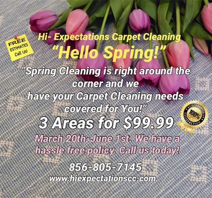 Spring Special. Call us today! Take Advantage of Our "Hassle Free Policy!"