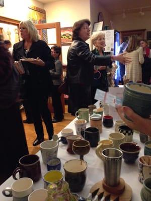 Our annual fundraiser, Mugs, Music and Merlot. Every 1st Friday in November at the Nevada City Winery