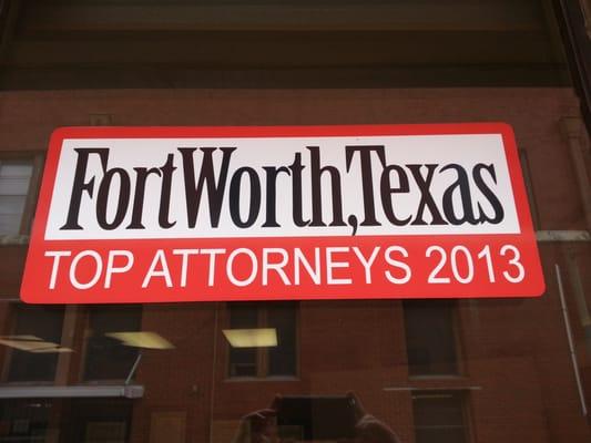 Brian Walker has been named a Top Attorney by Fort Worth, Texas magazine.