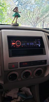 Basic radio replacement install. 2006 toyota tacoma