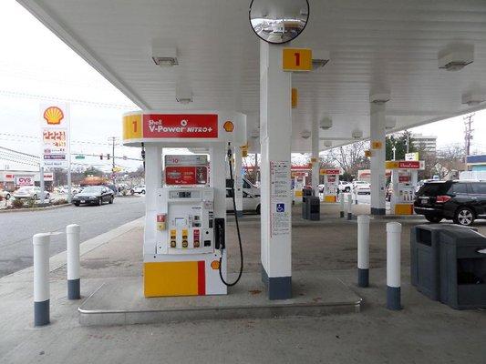 Fuel up at Shell located at 703 Washington Blvd S.  Laurel, MD!