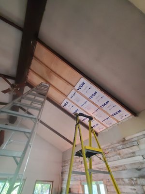 Interior Ceiling repair is no issue for our crew!