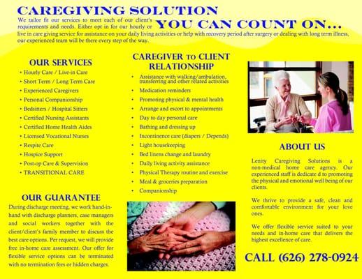 Lenity Caregiving Solutions