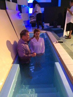 Getting baptized 2013