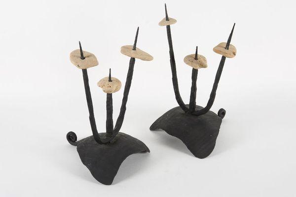 David palombo shabbat candlesticks