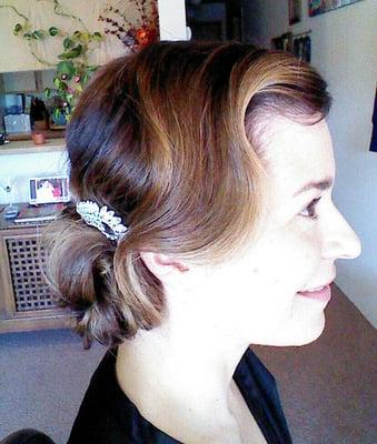 Up do for school auction night!