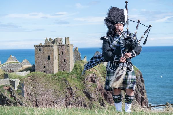 Scottish lad in a kilt.