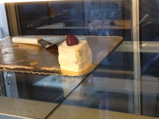 The last piece of cake at San Fransisco Street Bakery