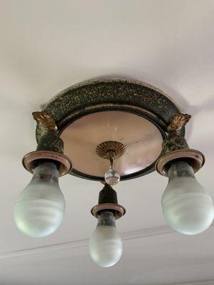 More mold on light fixture