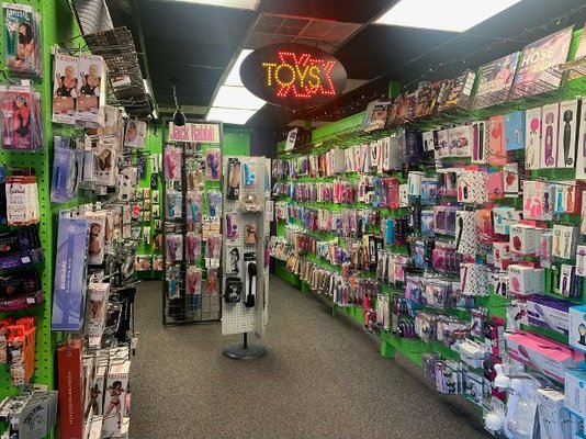 Great selection of adult toys.