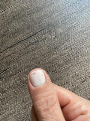 Another chipped nail 2 hours later!