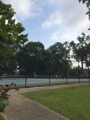 Tennis courts