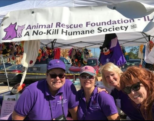 Volunteering at an A.R.F. event