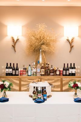 Bar setup in the Ballroom, Barrington's White House