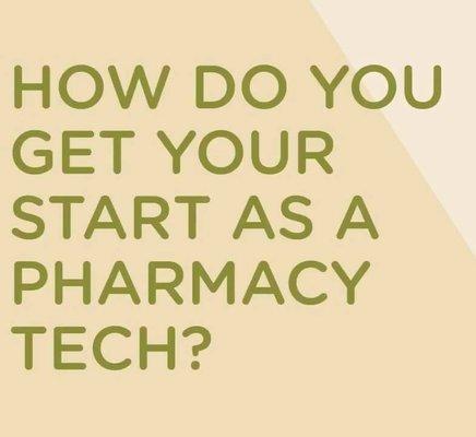 Get started with pharmacy tech course