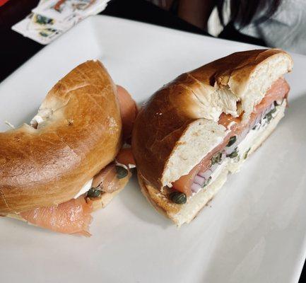 Bagel Lox and Cream Cheese