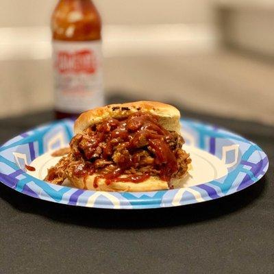 Pulled pork with our Better Than Incredible BBQ Sauce