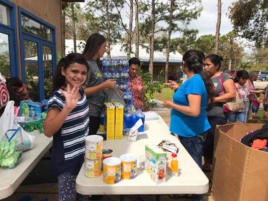 Serving the victims of Hurricane Irma!