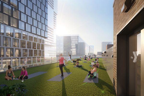 New outdoor exercise area at the downtown Y set to open later this year  2024