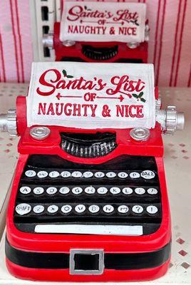 Omg so cute!  It's all fun and games 'til Santa checks the naughty list. ¯\_(ツ)_/¯ LOL.  Dear Santa, I can explain ...