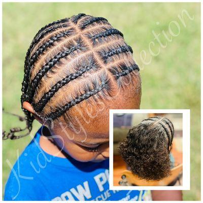 SHEARS LOUNGE BEAUTY SALON KIDS BRAIDS