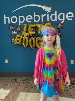 Kiddos and staff love spirit days at Hopebridge!