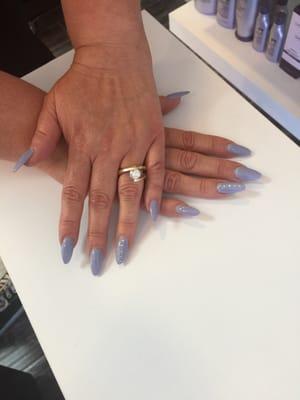 Stiletto nails by Gilbert