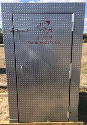 4'X4' Steel Above Ground Storm Shelter