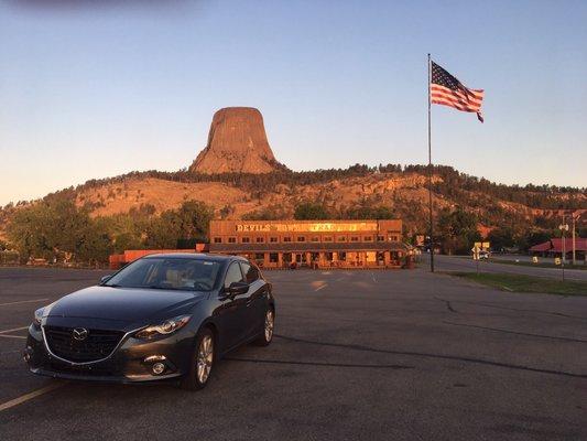 From ft Lauderdale to Wyoming at devils tower.