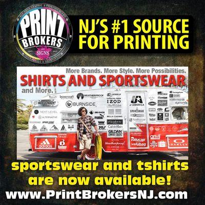 Sportswear and Clothing, Blank or Printed on!