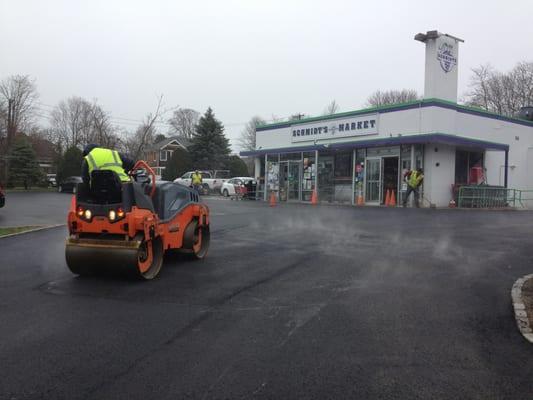 South fork asphalt paving schmidts parking lot.