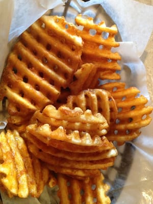 Waffle fries.