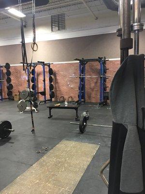 Cross fit area!  Much bigger than shown!