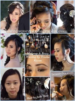 Airbrush Makeup by Trisha Kwan, Hair Updo by Judy Hiep