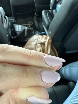 Powder dip nails