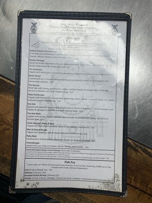 Burger Menu