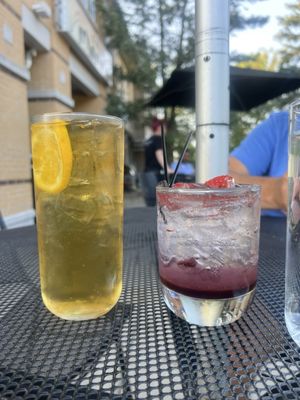 Orange Blossom Iced Tea & Blueberry Spritzer