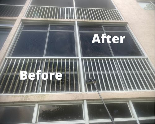 Mold removal and window cleaning